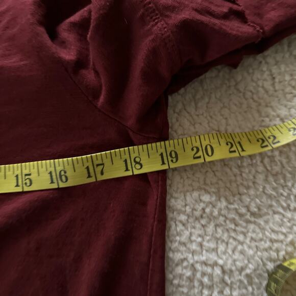 WILT Womens Top Small Burgundy Red Easy Layered Pullover Whimsigoth Fall - Picture 9 of 12